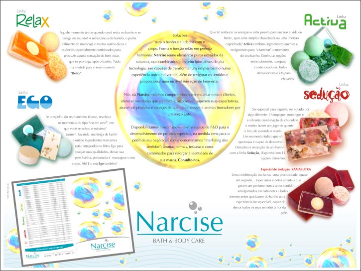 Logotipia produtos Narcise
