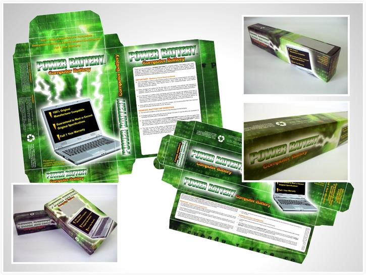 Embalagem Caixas Power Battery