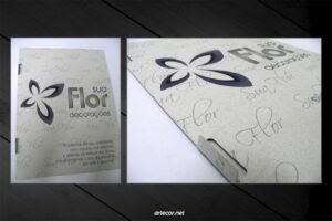 Pasta de Apresentação - Flor Decorações